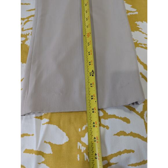 Dressbarn Ivory Cropped Career Dress Work Trousers Sz 16 - Picture 7 of 9